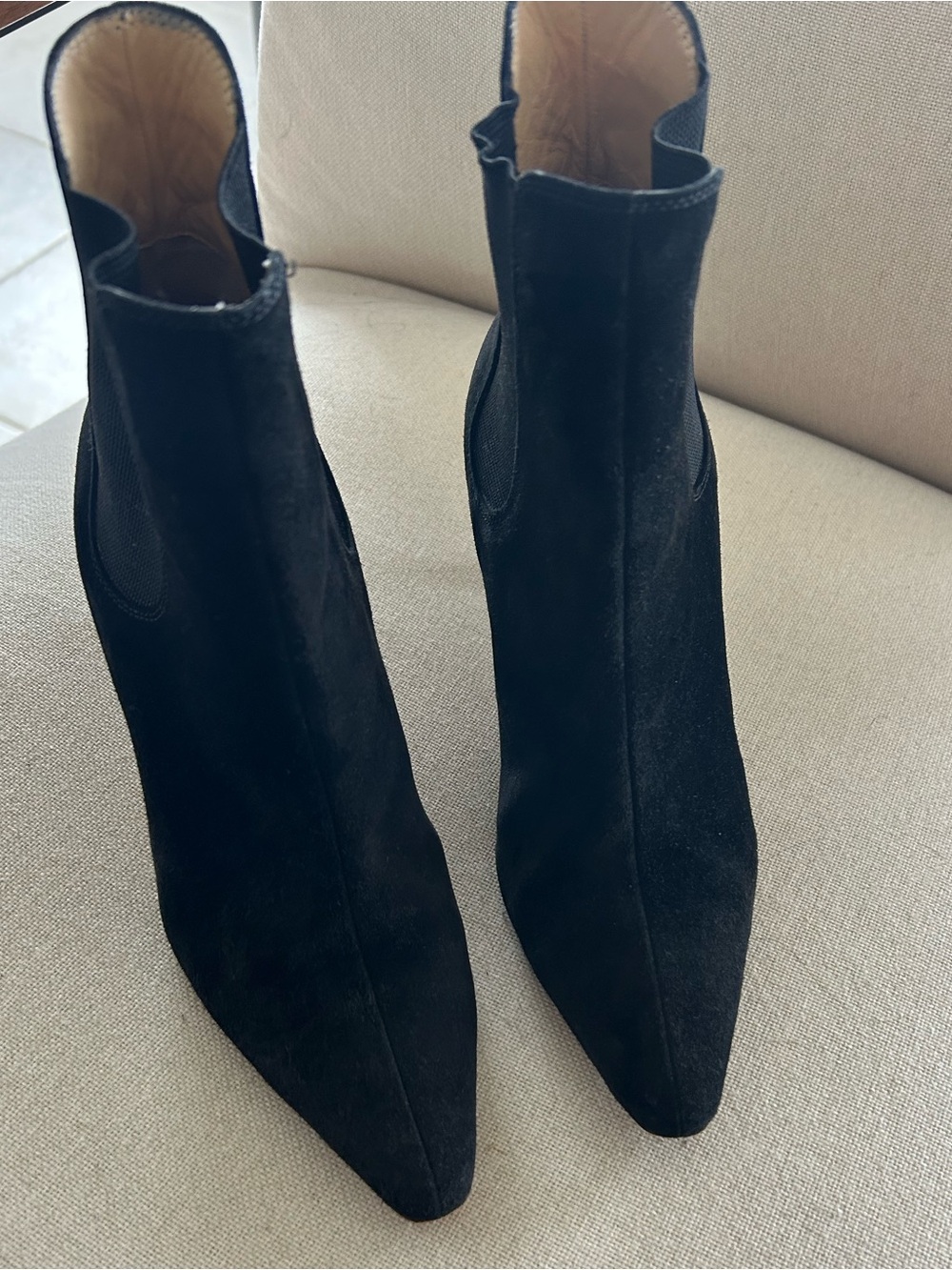 Manolo Blahnik Suede Boot
